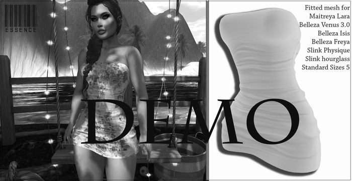 :ESSENCE: TALINE Tube Dress DEMO