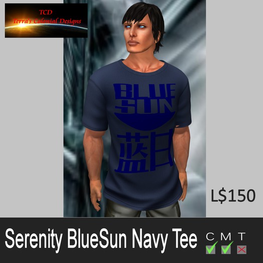 Serenity BlueSun Navy Tee