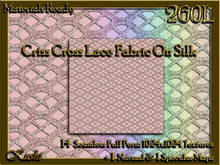 Criss Cross Lace On SILK Fabric Seamless Textures