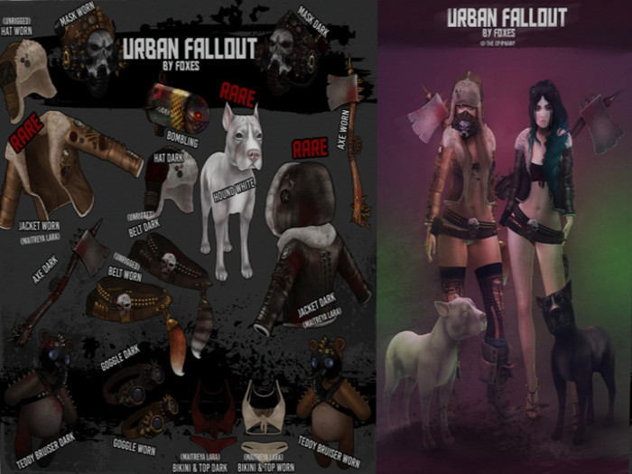 Foxes - Urban Fallout - Teddy Bruiser - Dark [box]