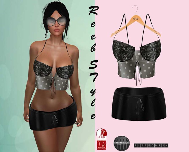 389-Reeb STyle Su Gri  Outfit