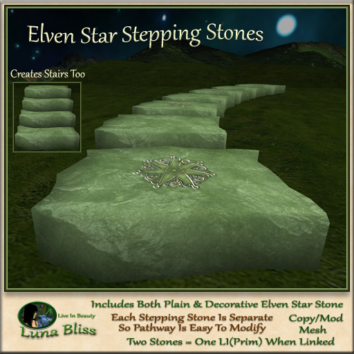 Elven Star Stepping Stones (b)