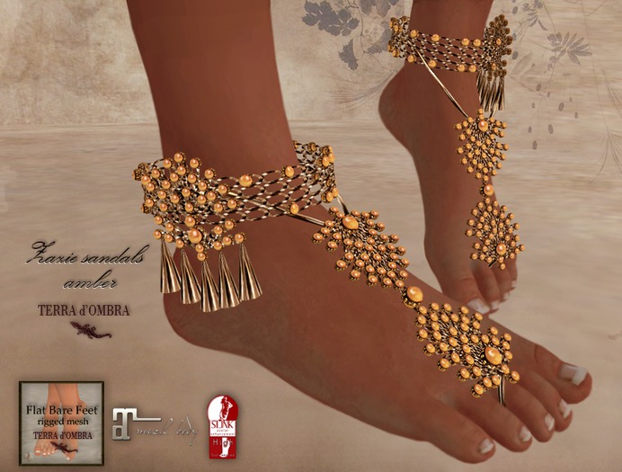ZAZIEamberSandal