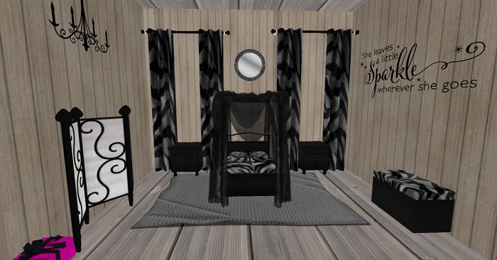 *BF* Zebra Black Bedroom *Kids*