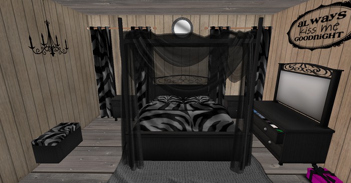 *BF* Dark Zebra Bedroom
