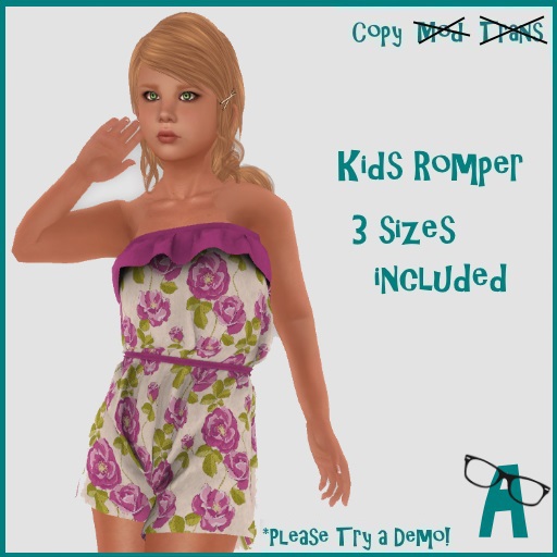 {-A-} Romper - Pink Roses