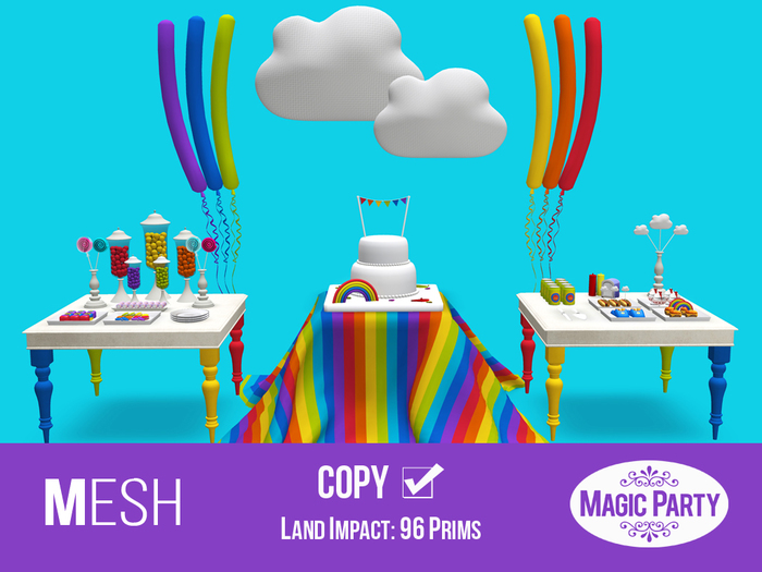 Rainbow SET - Birthday