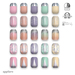 Vendor nailpolish pastelsilver
