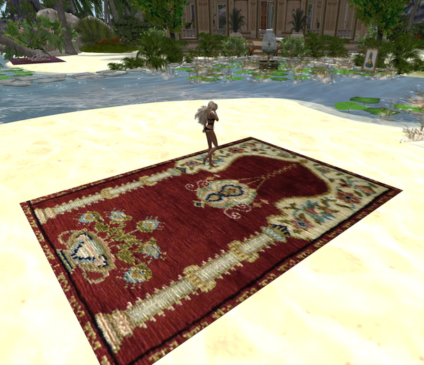 Exotic Souther Red Claret Palace Persian Carpet Rug