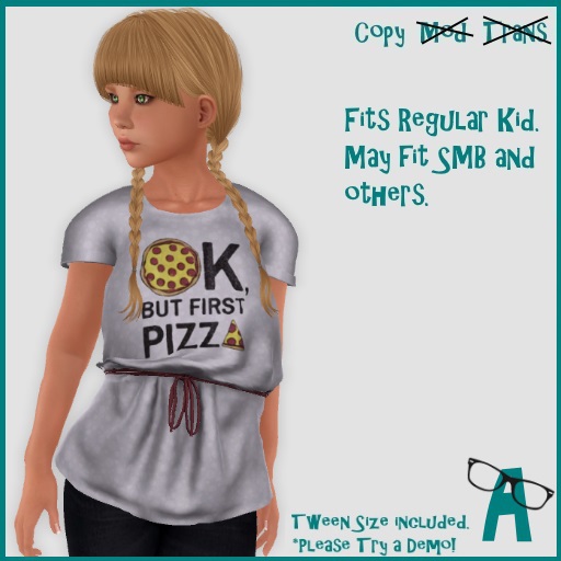 {-A-} OK, But First Pizza
