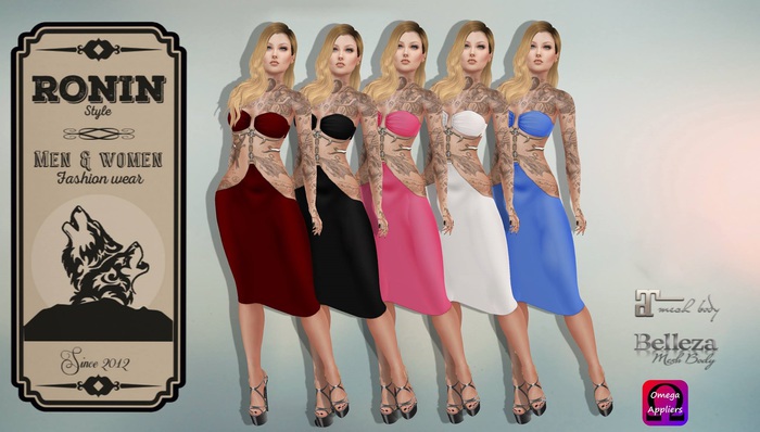 Ronin Whispers Dress - 5 Colours