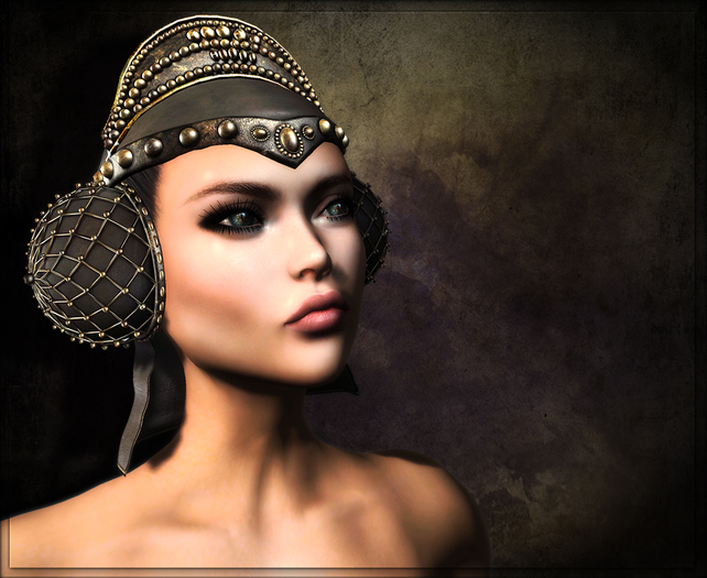 Meva Tudor Cap Set Brown Box