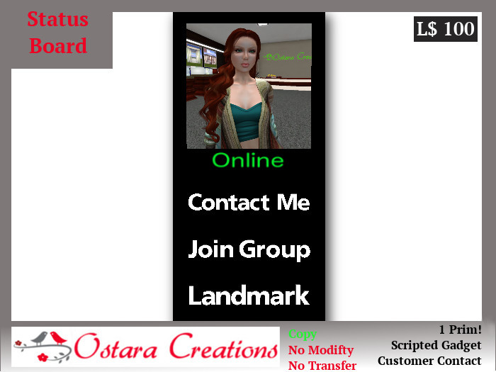 Online Status Board - Customer Contact Board - Scripted Gadget!