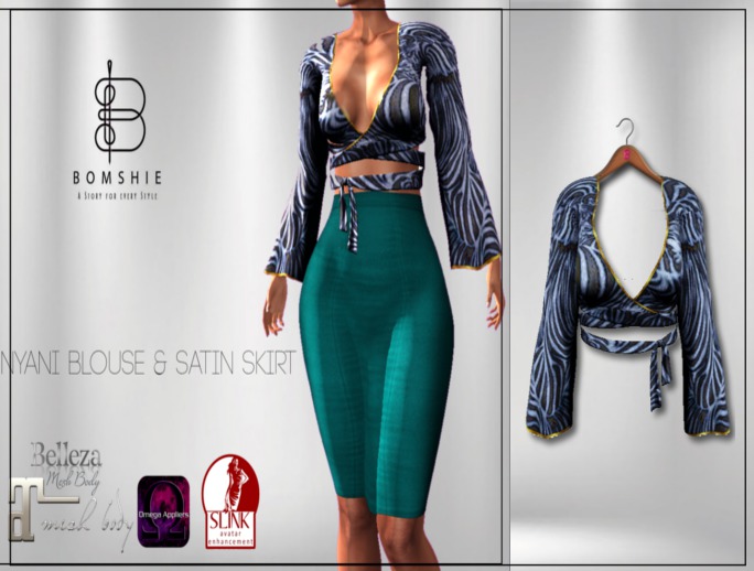 <*>>B<*>Nyani Zebra Accra Blouse