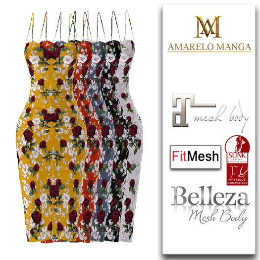 [AMARELO MANGA] - Debora Dress [FATPACK]