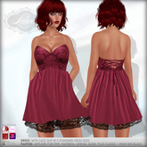 *Lurve* Strapless Cocktail Dress - Blush