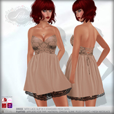*Lurve* Strapless Cocktail Dress - Nude