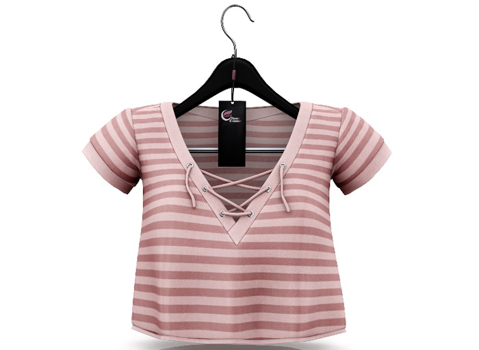 fame femme : LimaTop - Striped Rose