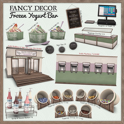 Fancy Decor: FroYo Sign Trio