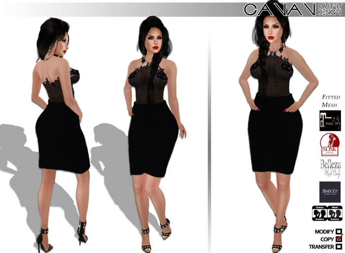 CANAN - Outfit 'Fly' Blck
