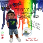 *PoCkEt-SiZeD* Outta This World Shorts Set (TD) Bagged