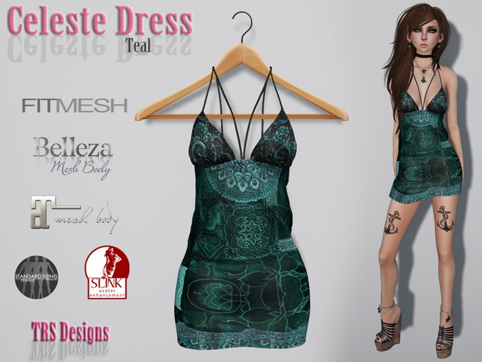 Celeste Dress Teal