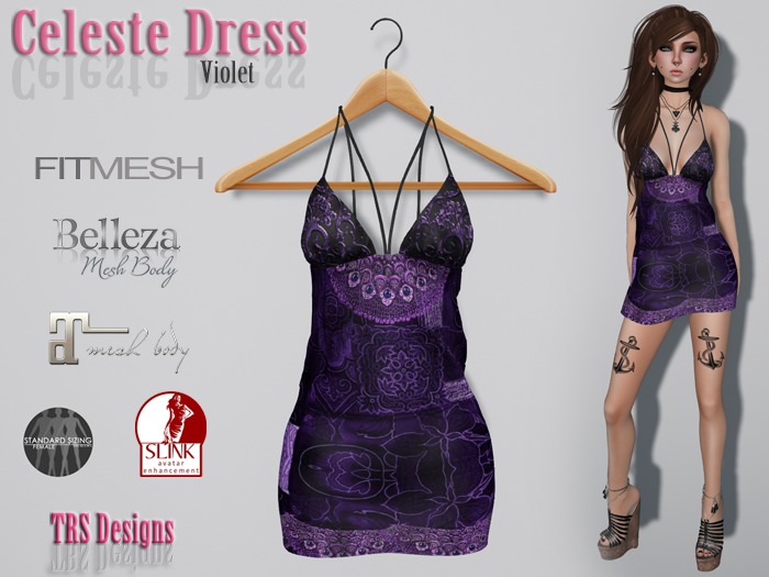 Celeste Dress Violet