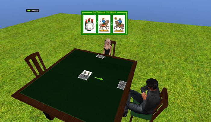 "BRISCOLA" GAME TABLE