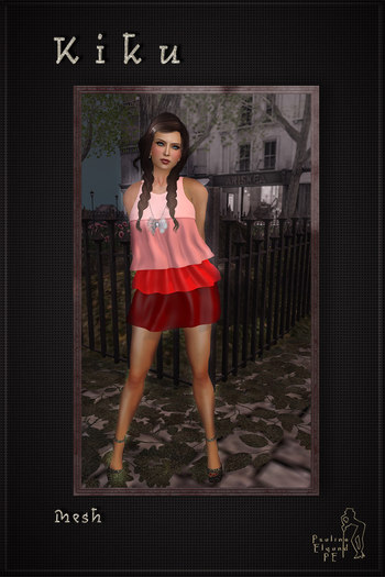 PE  - Kiku red - box