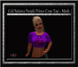 Celesations purple prince crop top mesh