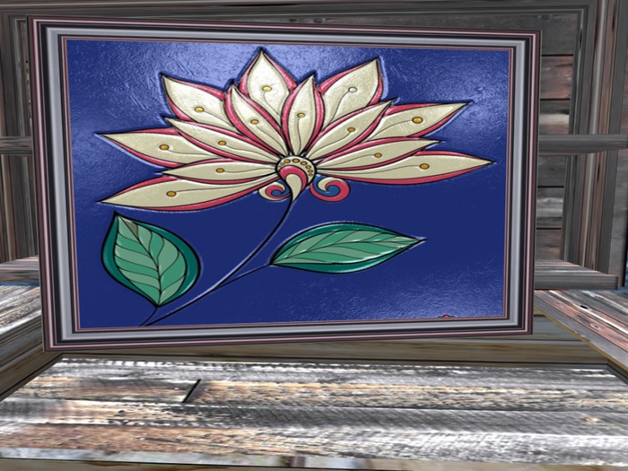 RC Lauras Flower Wallart