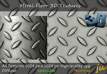 JU Metal Floor 3D Textures Full Perm