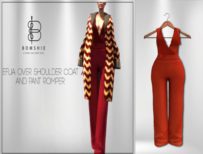 <*>B<*> Efua Blood Orange Pant Jumpsuit
