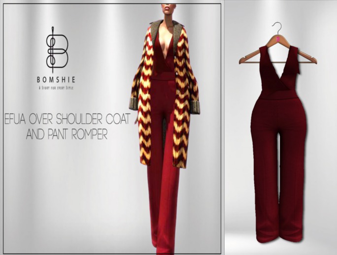 <*>B<*> Efua Wine Pant Jumpsuit