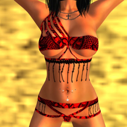 Outfit "Savage" Red/Black + Black/White (including Omega-Applier)