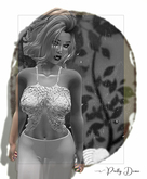 .::Pretty Demo::. Mandy Lace Halter Silvered Cream