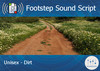 Footstep script unisex dirt