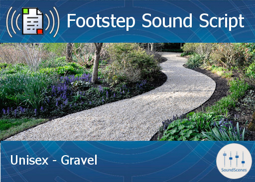 Footstep Script - Unisex - Gravel - Copy/Transfer