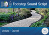 Footstep script unisex gravel