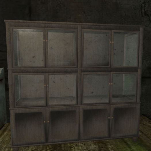 *White Cherry* Corroded Lab Cabinet
