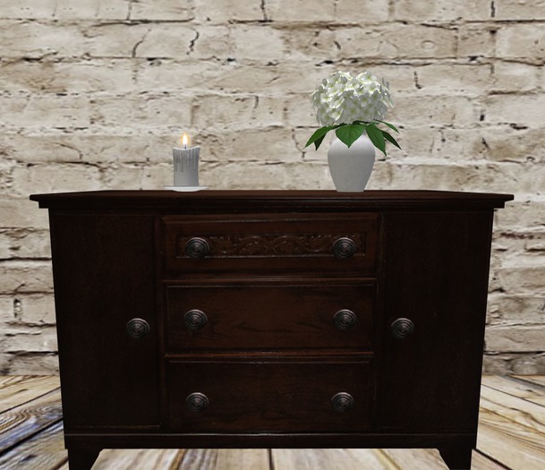 Antique Commode 1 with Decoration