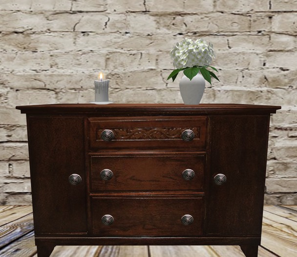 Antique Commode 2 with Decoration