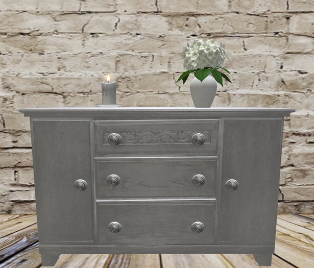 Antique Commode 5 with Decoration