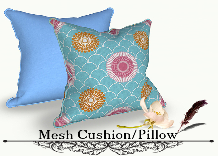 *Mesh Cushion/Pillow (modify and trasfert) YV 63