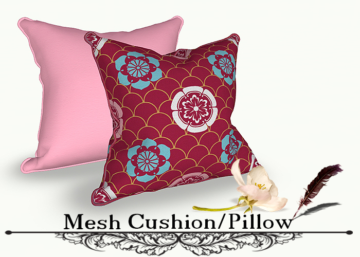*Mesh Cushion/Pillow (modify and trasfert) YV 64