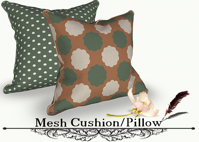 *Mesh Cushion/Pillow (modify and trasfert) YV 71