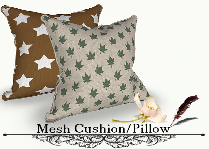*Mesh Cushion/Pillow (modify and trasfert) YV 72