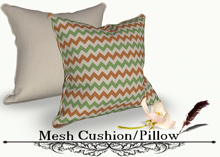 *Mesh Cushion/Pillow (modify and trasfert) YV 75