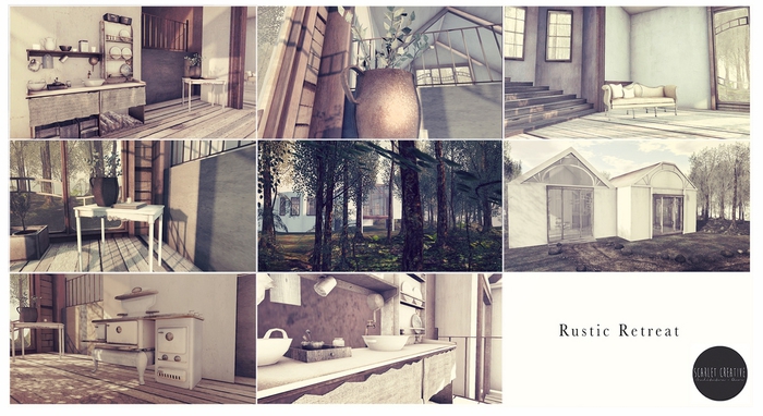 Scarlet Creative The Arcade June 15 - Rwah Rustic Barn RARE