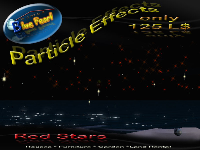 Fantastic Party Particle Effect Red Stars